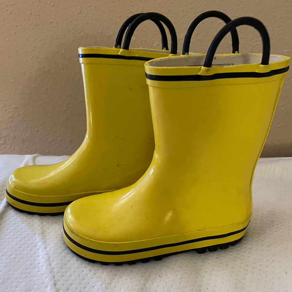 Toddler Rain Boots - Yellow - Norty Size 9